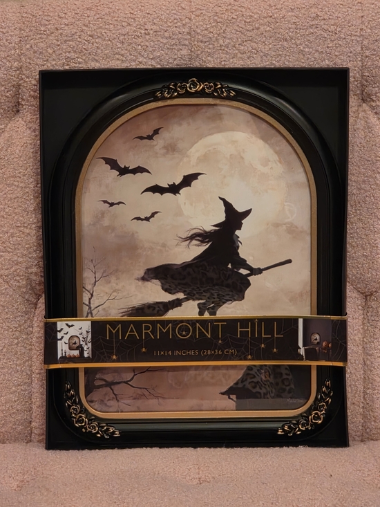 Homegoods Other - Marmont Hill Witch Silhouette Wall Art - Black & Gold Frame